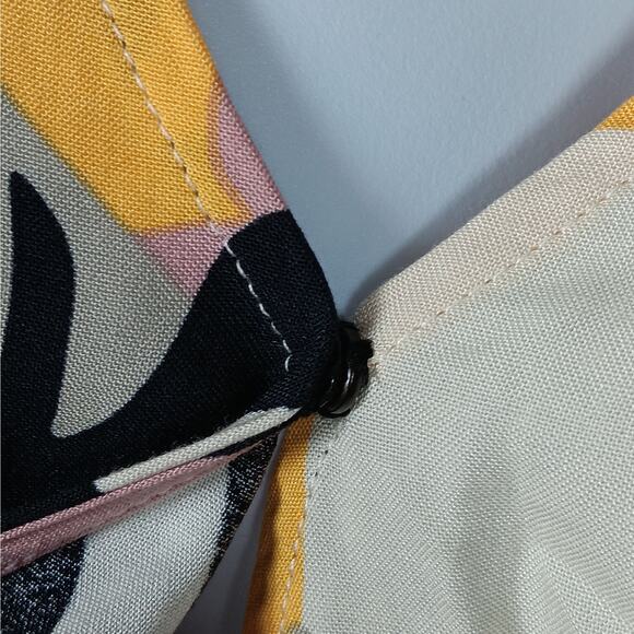 Lascana for Venus Maxi Dress XL Colorful Dress Elastic Waist Yellow and Black - Picture 11 of 12